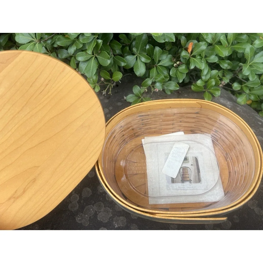3 Longaberger Collectors Club Harmony Baskets (#3 #4, #5) w/ Liners PRISTINE